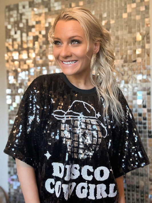 Disco Cowgirl Sequin Top