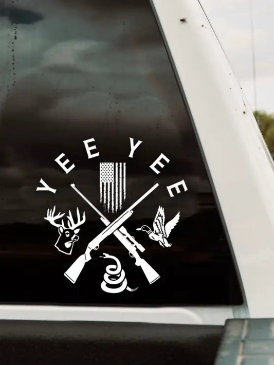 AMERICAN OUTDOORSMAN DECAL (8')